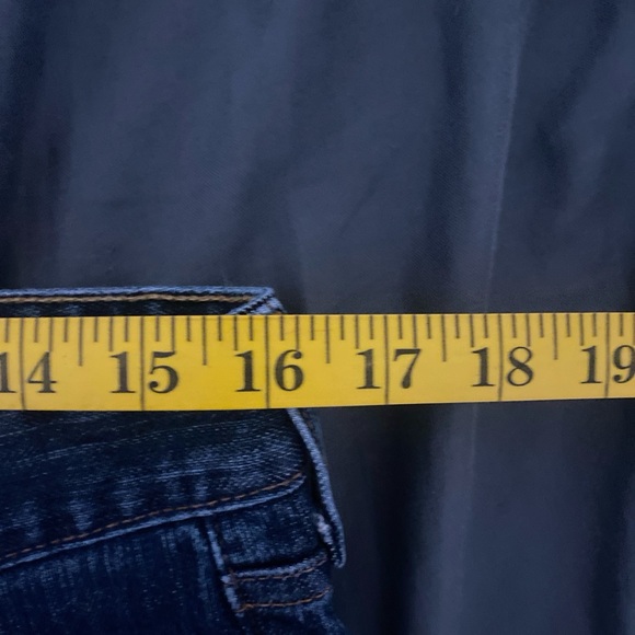 Eddie Bauer Blue Flare Wide Leg Jeans - Picture 4 of 6